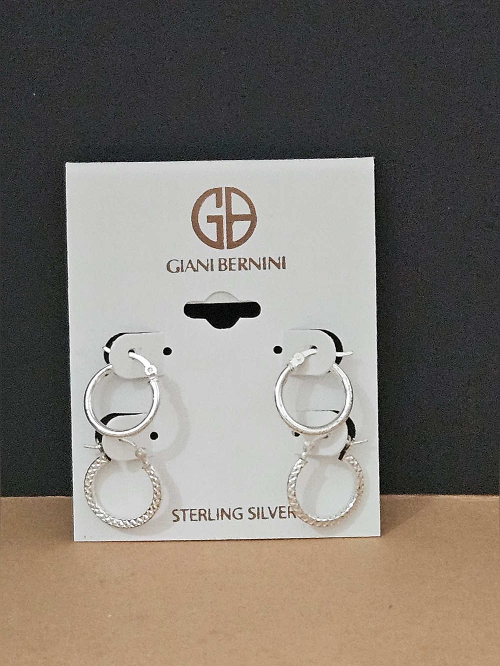 Giani Bernini Sterling Silver Hoop Earings